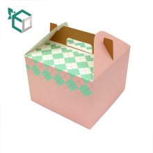 New Design Customized logo Paper Lunch Cake Packaging Box